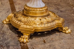 Beautiful and Fine 19th Century French Carrera Marble and Gilt Bronze Cigarette