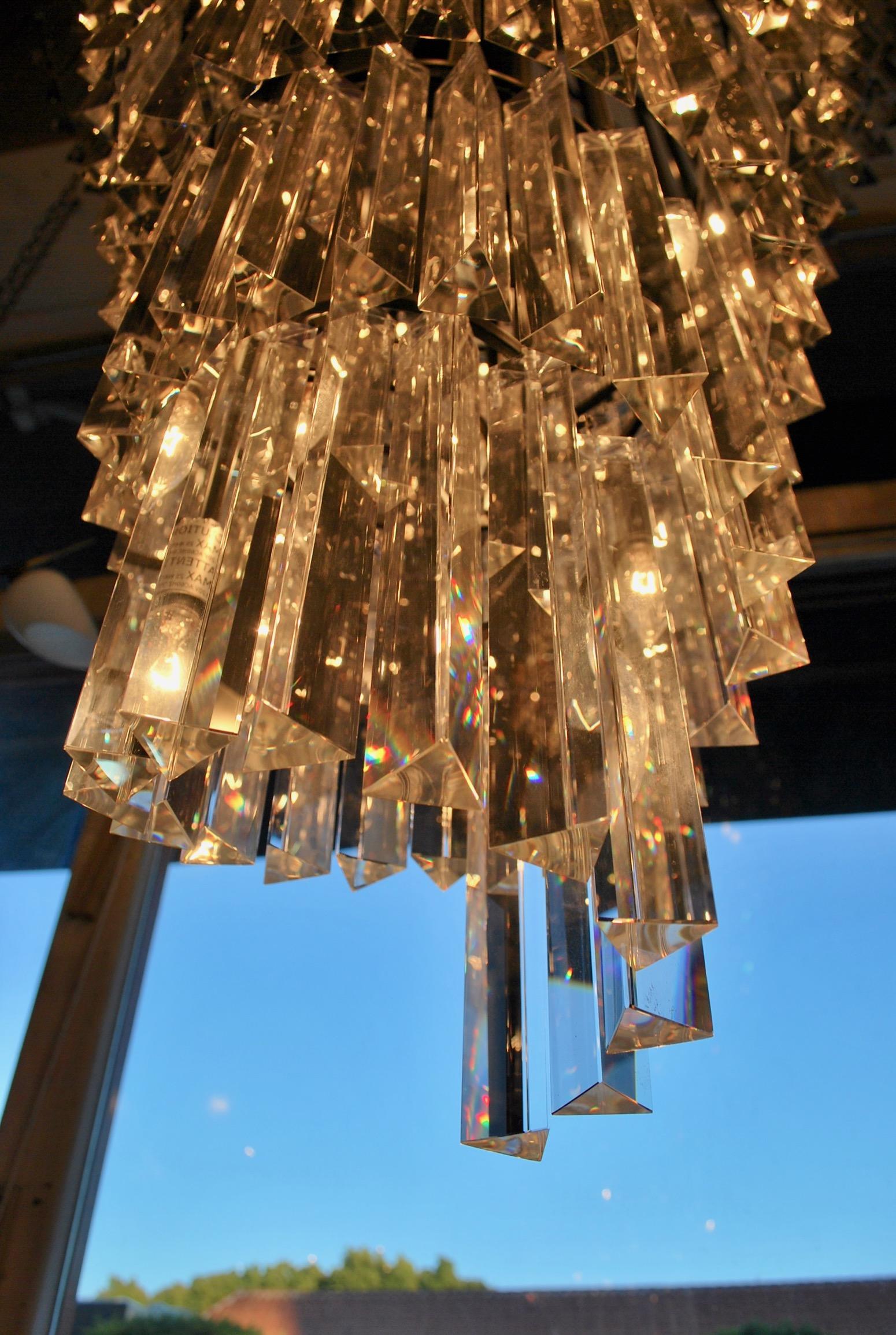 American Beautiful and Impressive and Large Modern Crystal Chandelier