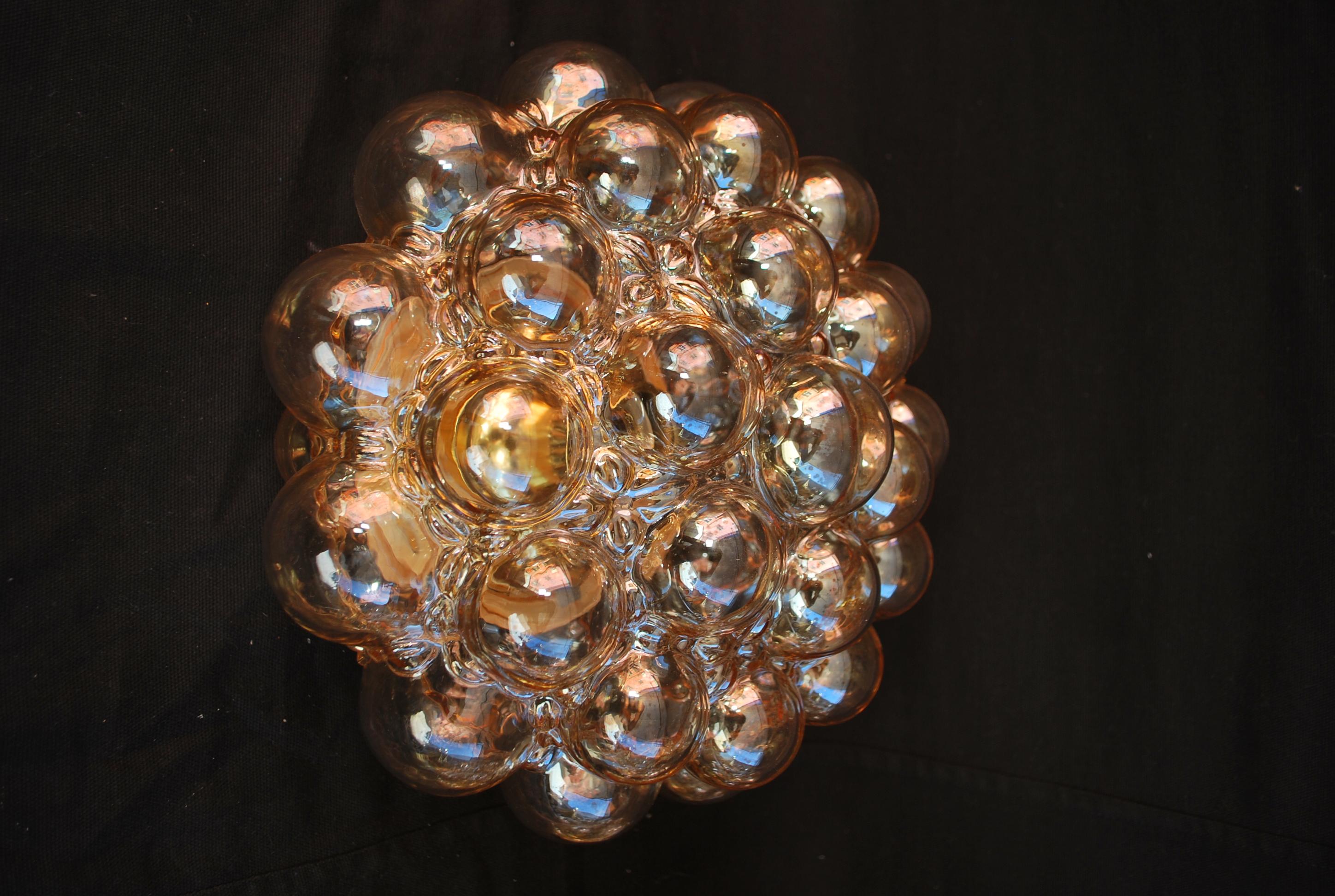 A beautiful large pair of sconces or flush mount light, they are incredibly beautiful in person, 
