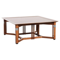 Beautiful and luxurious large square Art Deco design coffee table