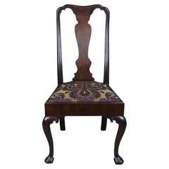 Beautiful and Original George II Walnut Side Chair with Braganza Feet, c1740
