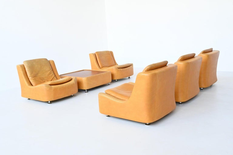 Beautiful and Playful Sofa Set by Unknown Designer or Manufacturer, Germany 1970 7