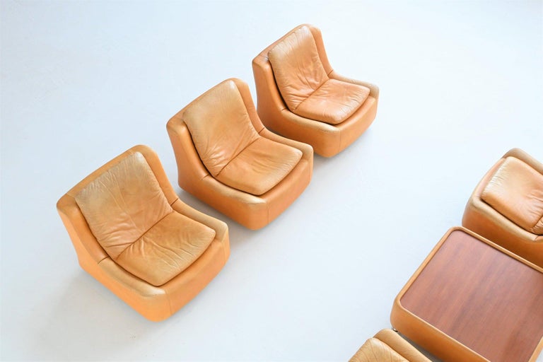 Beautiful and Playful Sofa Set by Unknown Designer or Manufacturer, Germany 1970 10