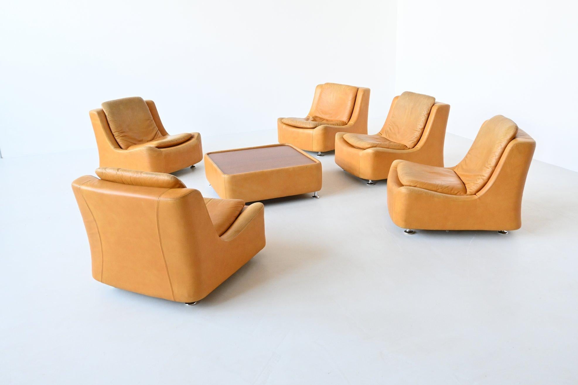 Beautiful and Playful Sofa Set by Unknown Designer or Manufacturer, Germany 1970 1