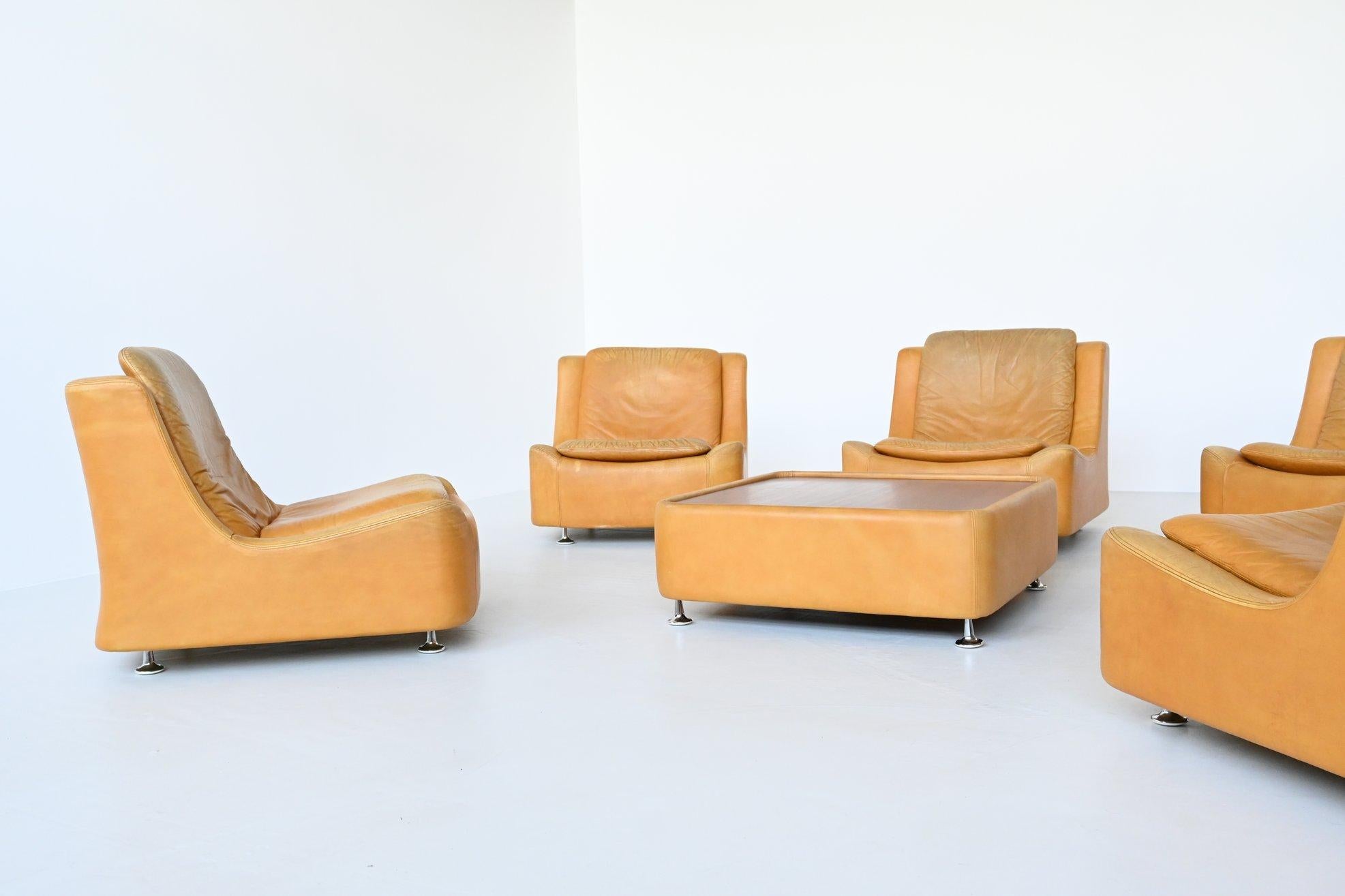Beautiful and Playful Sofa Set by Unknown Designer or Manufacturer, Germany 1970 3