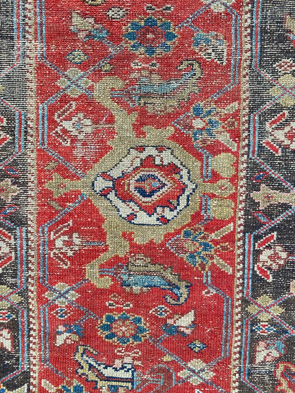 Bobyrug’s Beautiful and Rare Antique Malayer Runner For Sale 1