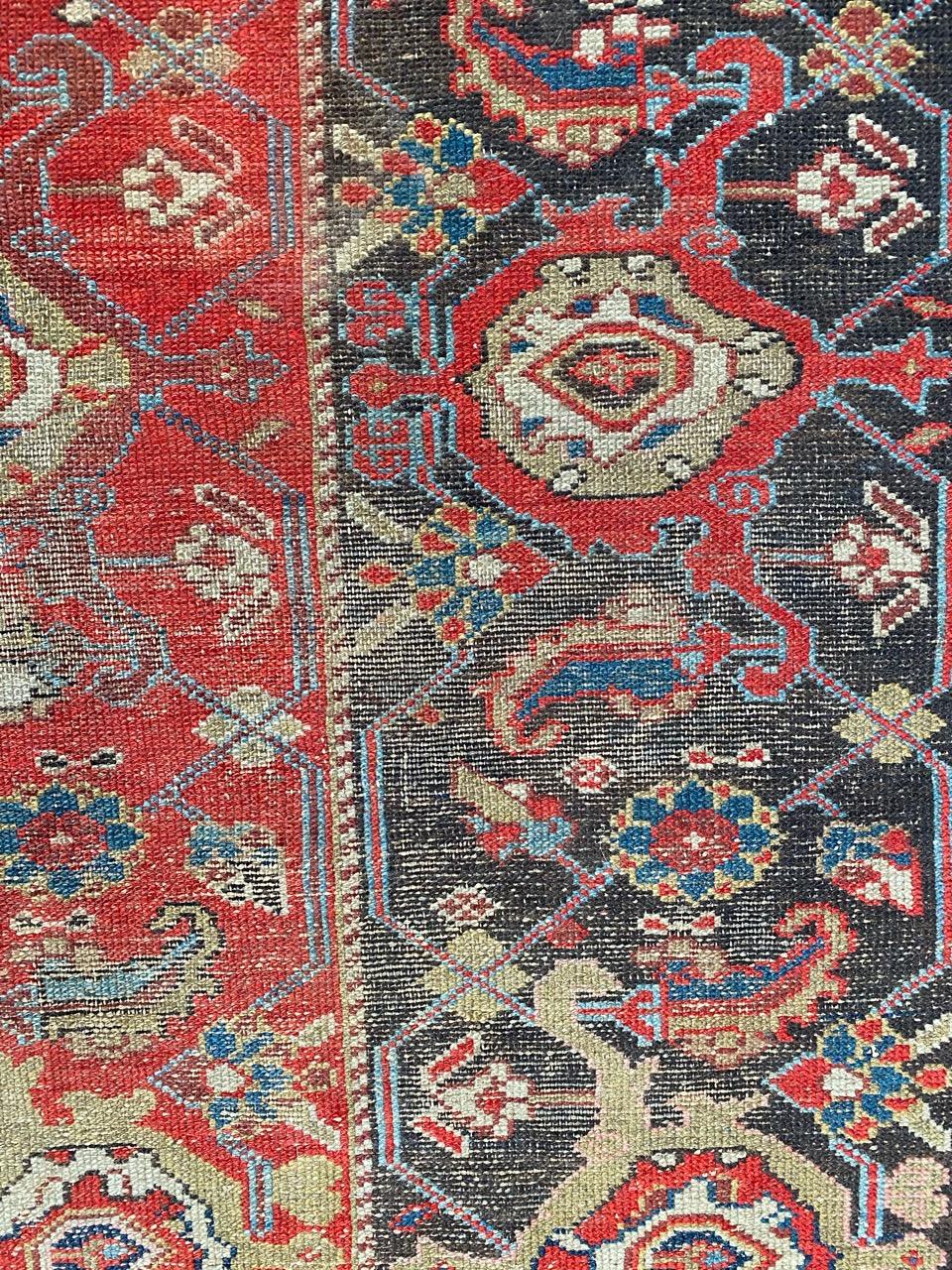 Bobyrug’s Beautiful and Rare Antique Malayer Runner For Sale 2