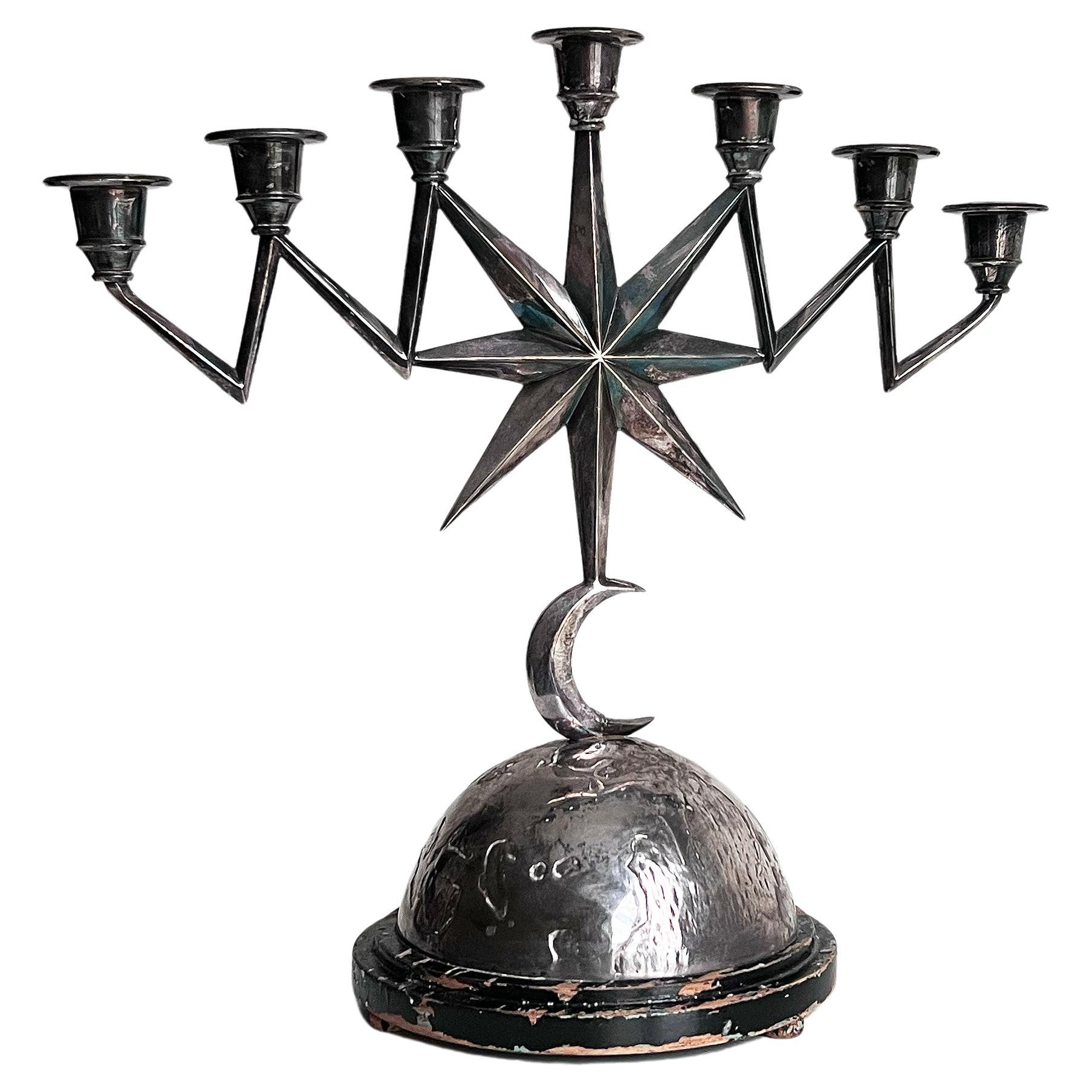 Art Deco 7-Armed Candelabra, 1920 - 30s For Sale