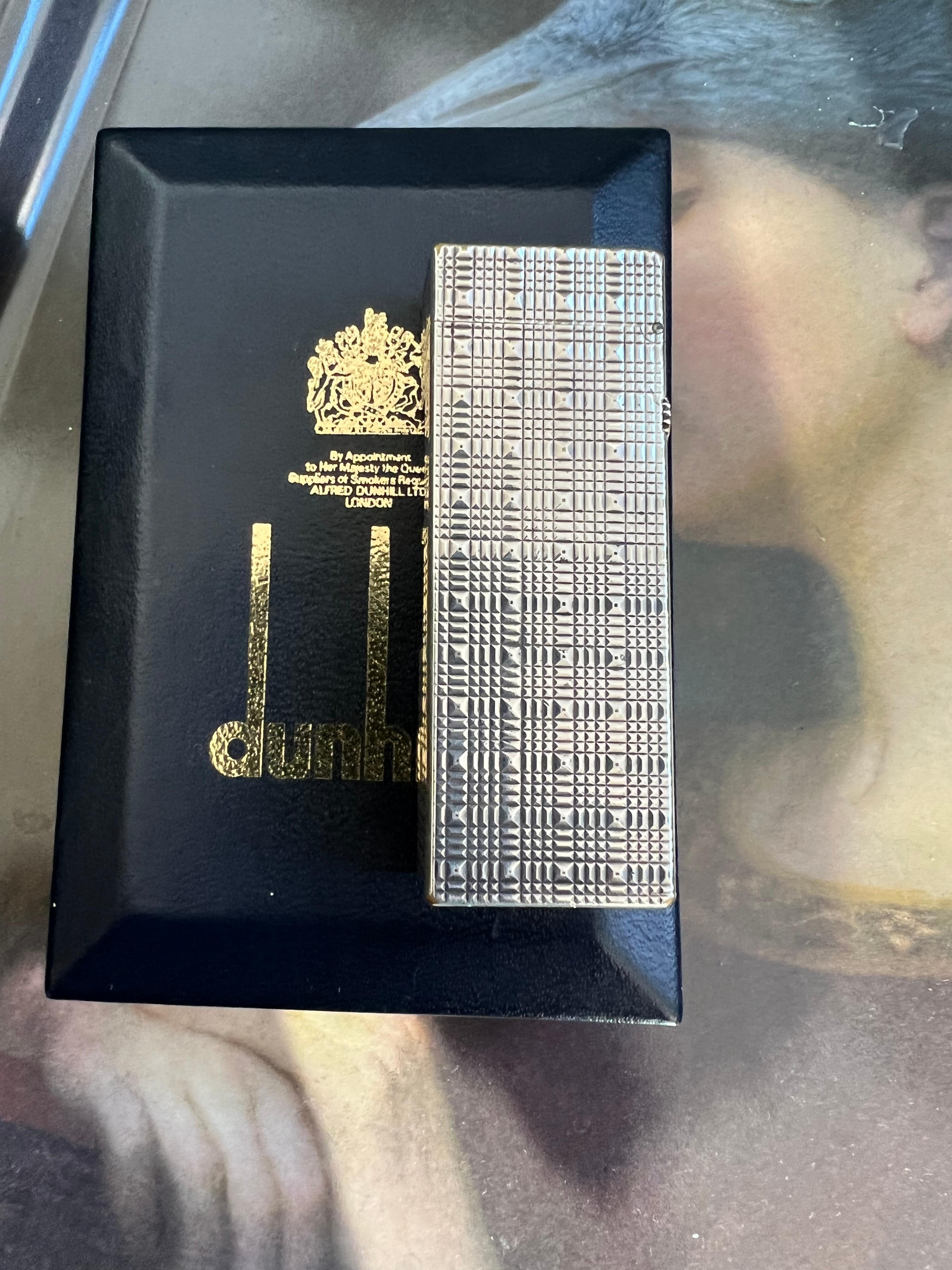 Schönes und seltenes, ikonisches, versilbertes, Schweizer Vintage Dunhill-Leuchter 4