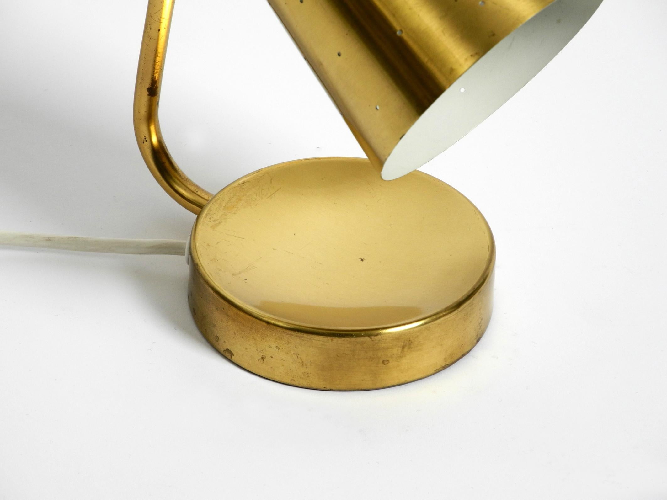 Beautiful and Rare Large Mid-Century Modern Brass Table Lamp For Sale 2