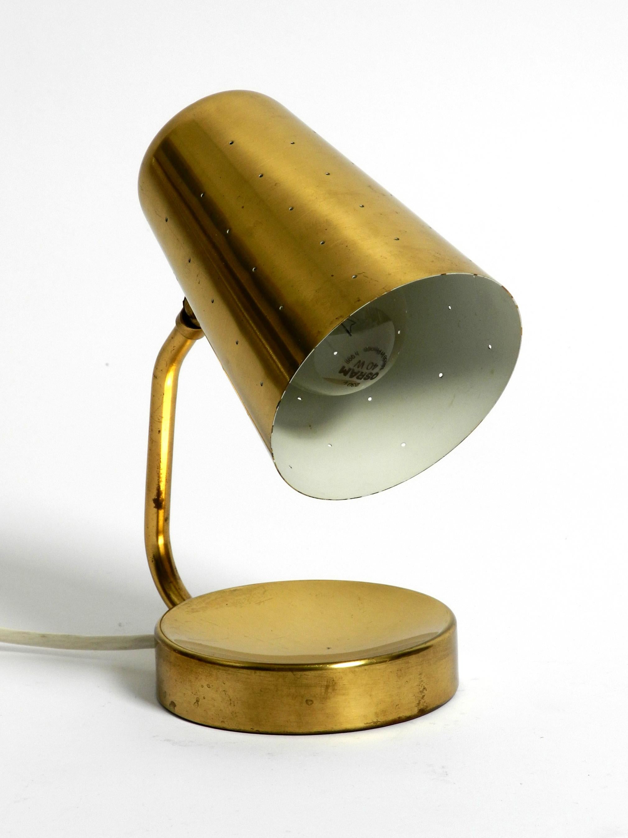 Beautiful and Rare Large Mid-Century Modern Brass Table Lamp For Sale 8