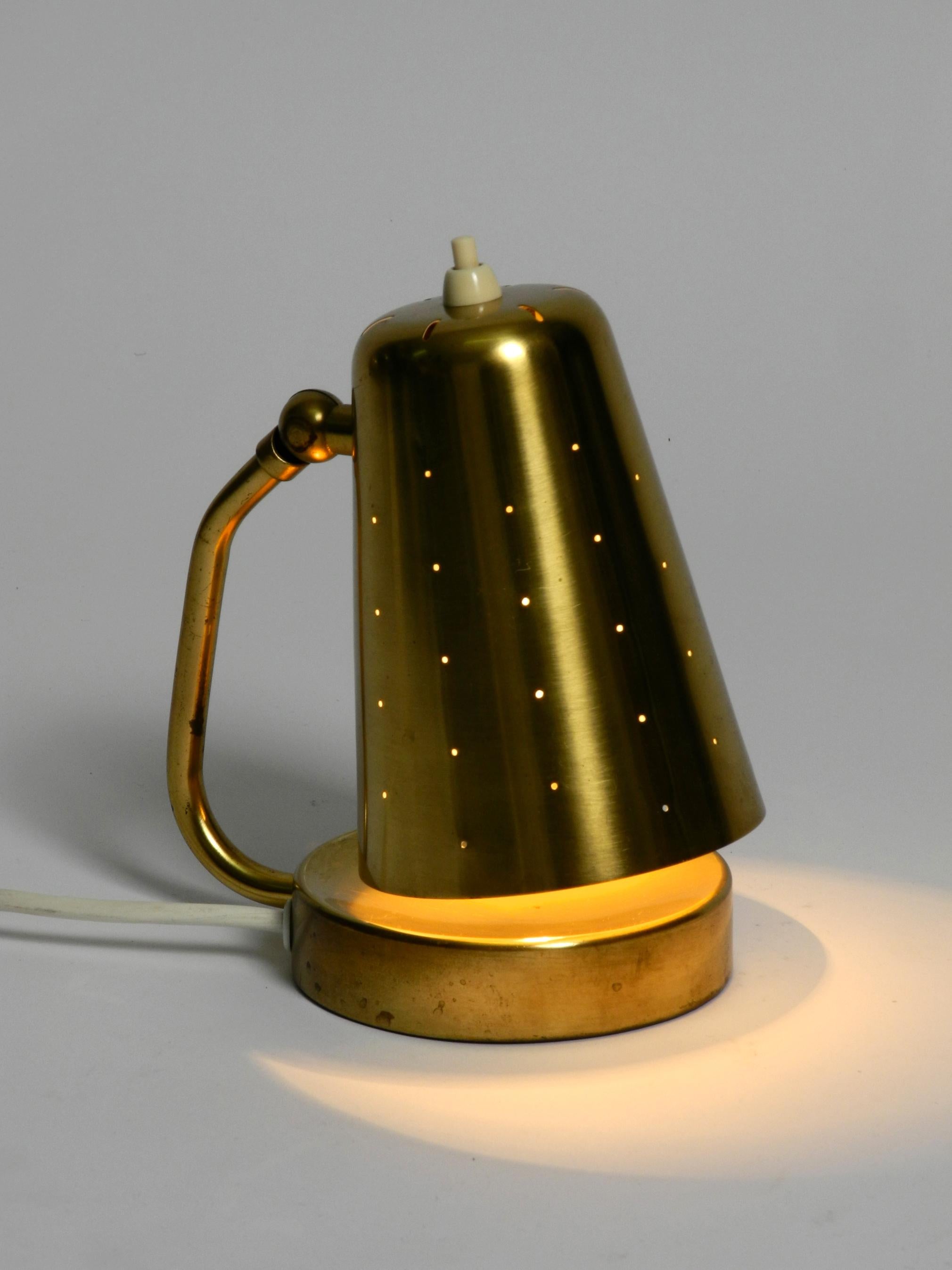Beautiful and Rare Large Mid-Century Modern Brass Table Lamp For Sale 11