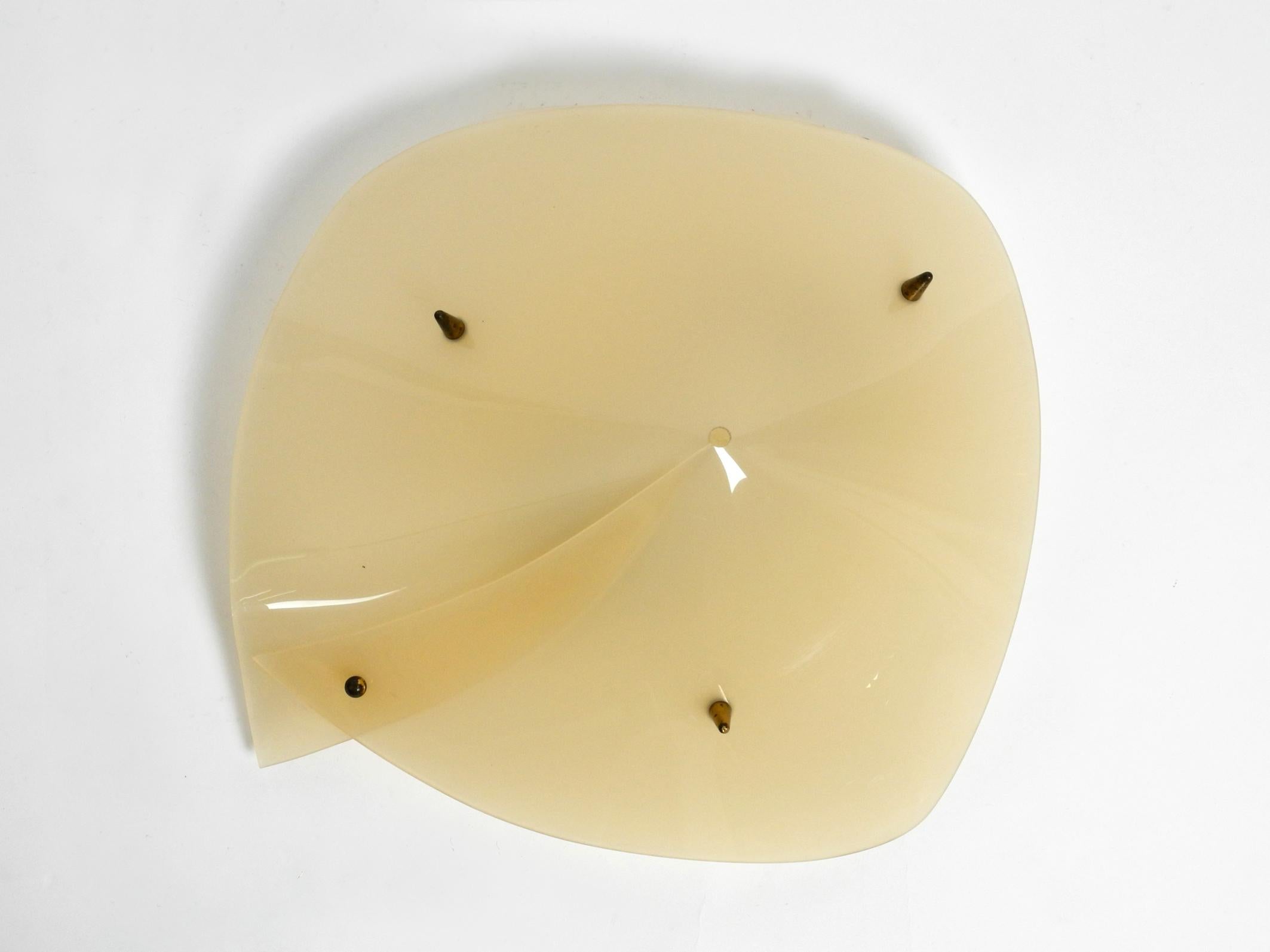 Beautiful and Rare Mid-Century Modern Plexiglass Ceiling Lamp For Sale 5