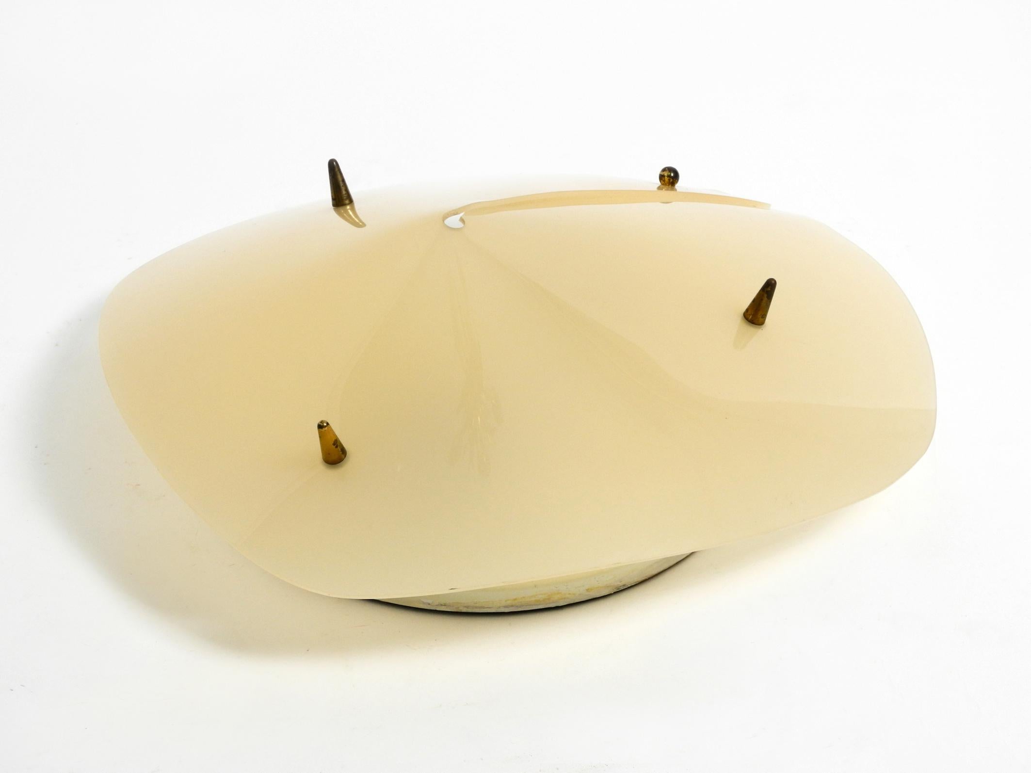 Beautiful and Rare Mid-Century Modern Plexiglass Ceiling Lamp For Sale 7