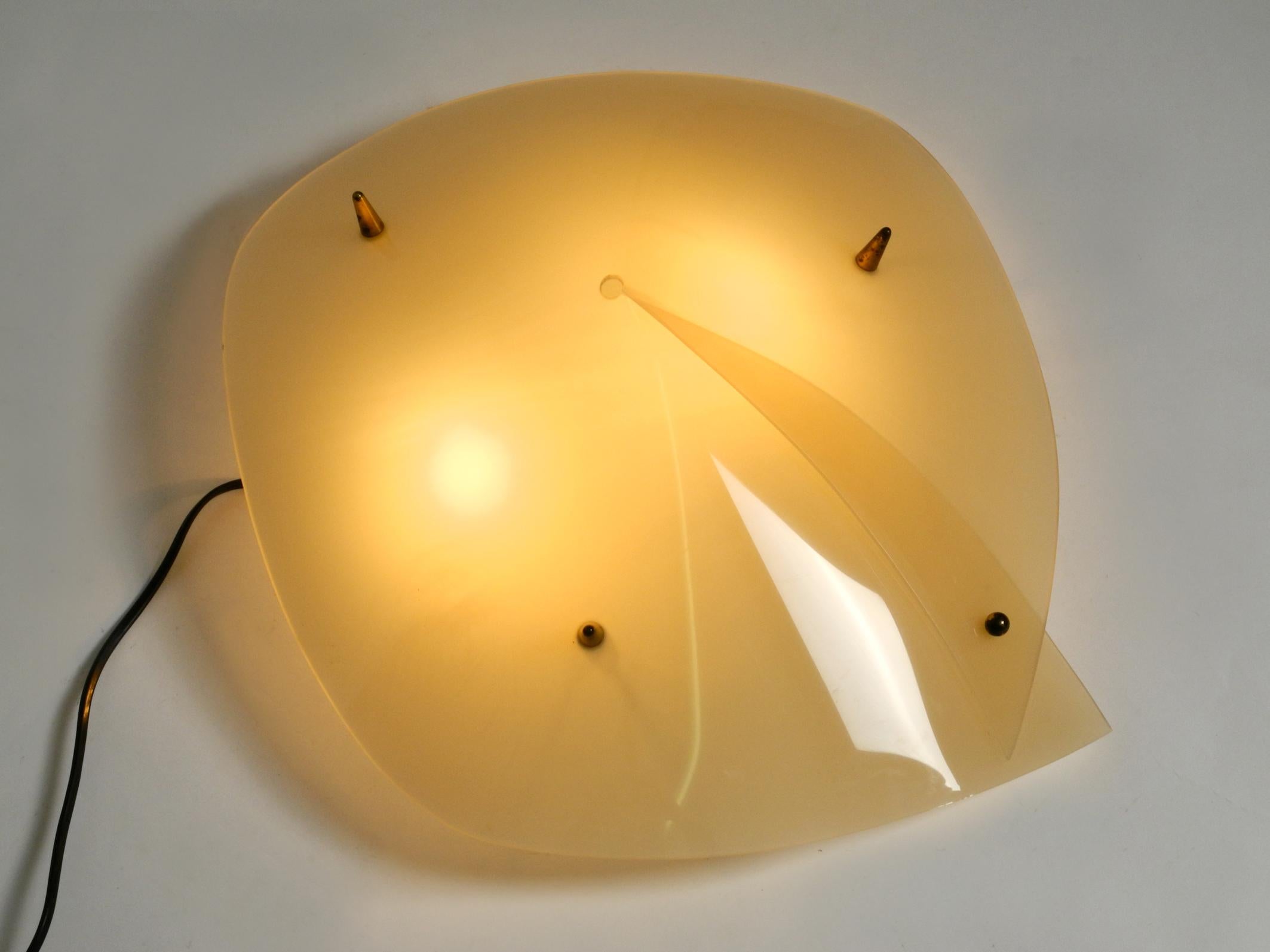 Beautiful and Rare Mid-Century Modern Plexiglass Ceiling Lamp In Good Condition For Sale In München, DE