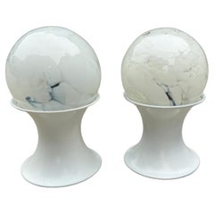 Beautiful and rare Murano table lamps
