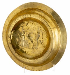 Beautiful and RareAlms Plate German Nuremberg, 16th Century D: 32cm