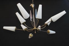 Beautiful and Sexy French 1950's Chandelier
