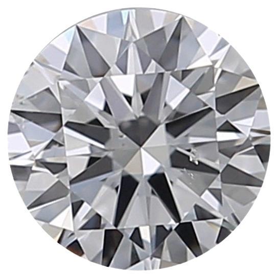 Beautiful and Shiny Ideal Cut Diamond in 0.21 Carat D SI1, GIA Certificate For Sale