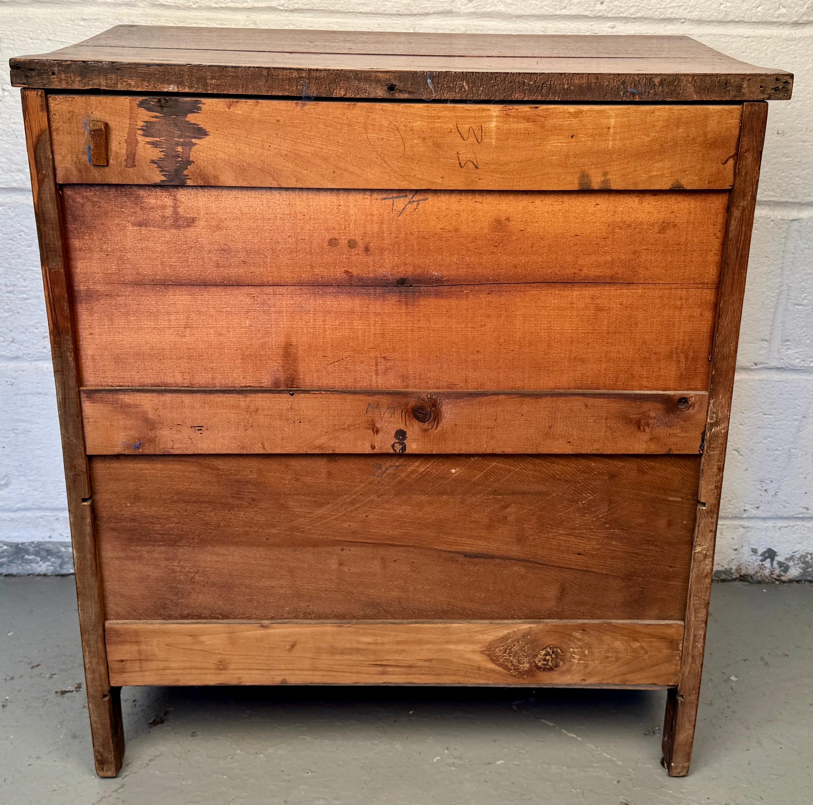 Bellissimo lavabo antico primitivo americano del XIX secolo in vendita 2