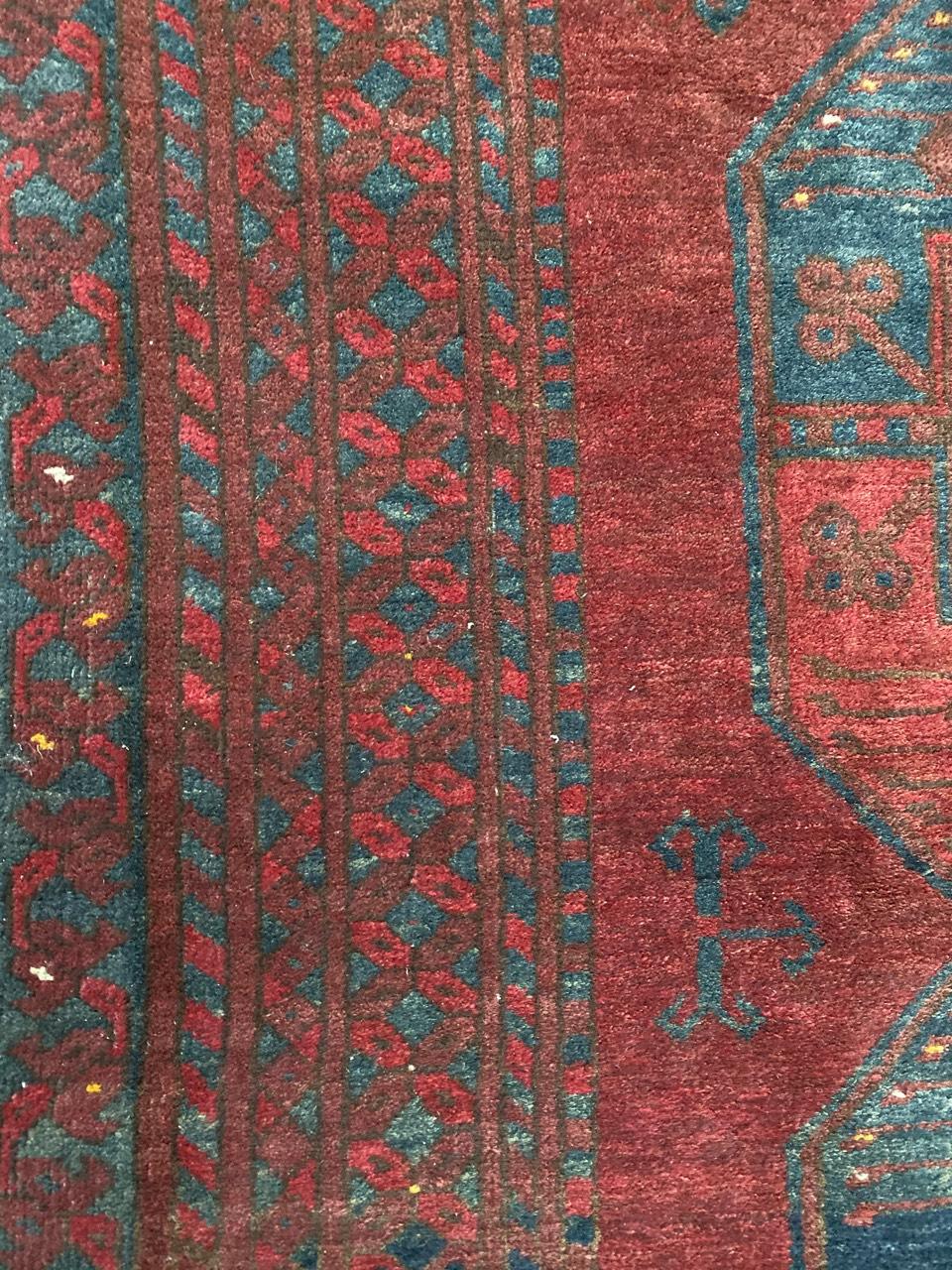 Bobyrug’s Beautiful Antique Afghan Rug For Sale 2
