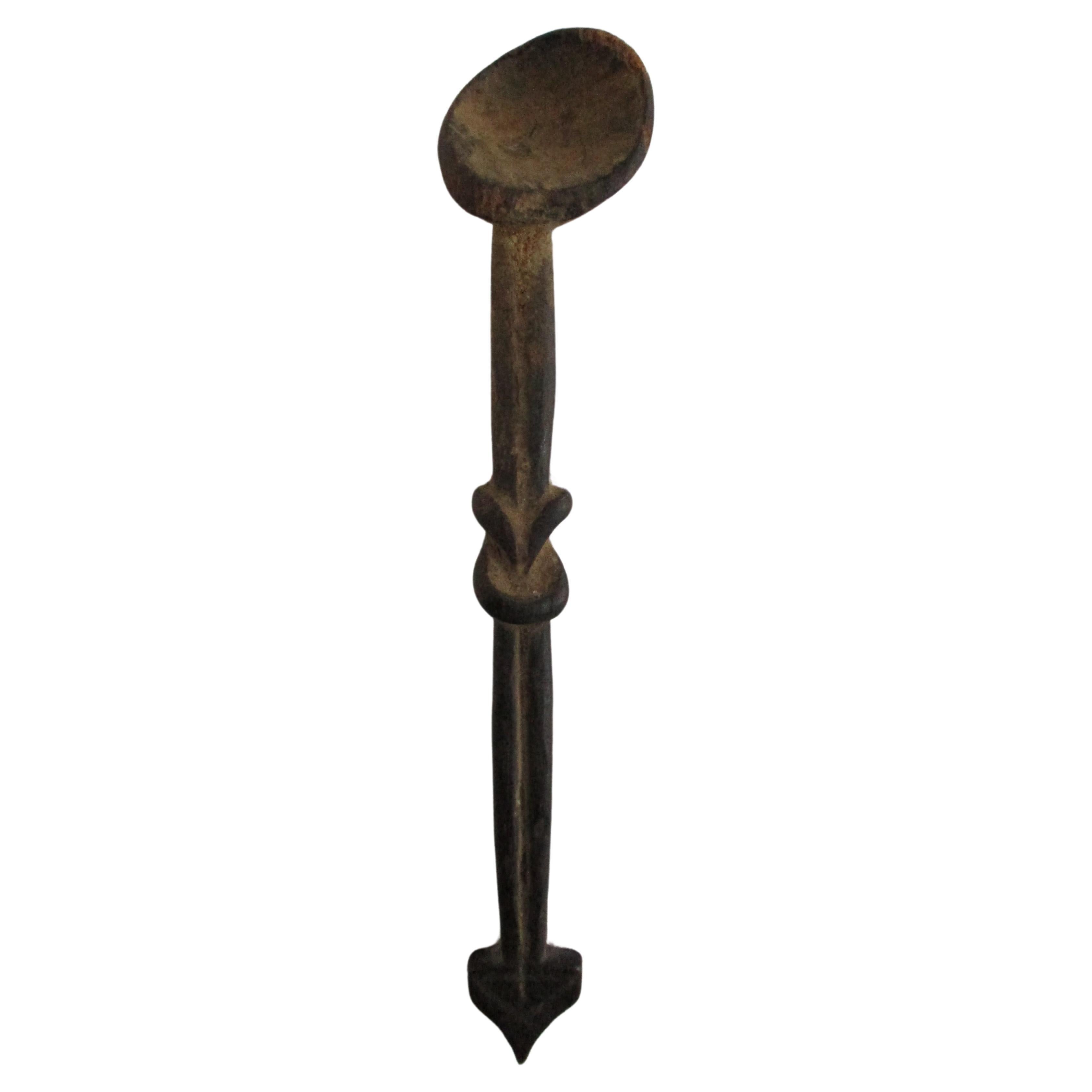 Beautiful Antique African Spoon 19th Century For Sale