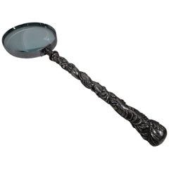 Beautiful Antique American Sterling Silver Magnifying Glass by Kirk