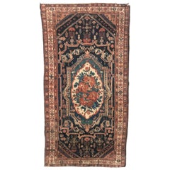 Beautiful Antique Aubusson Style Mid-Eastern Rug