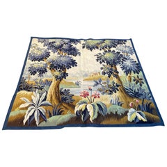 Beautiful Antique Aubusson Tapestry Beautiful Antique Aubusson Tapestry