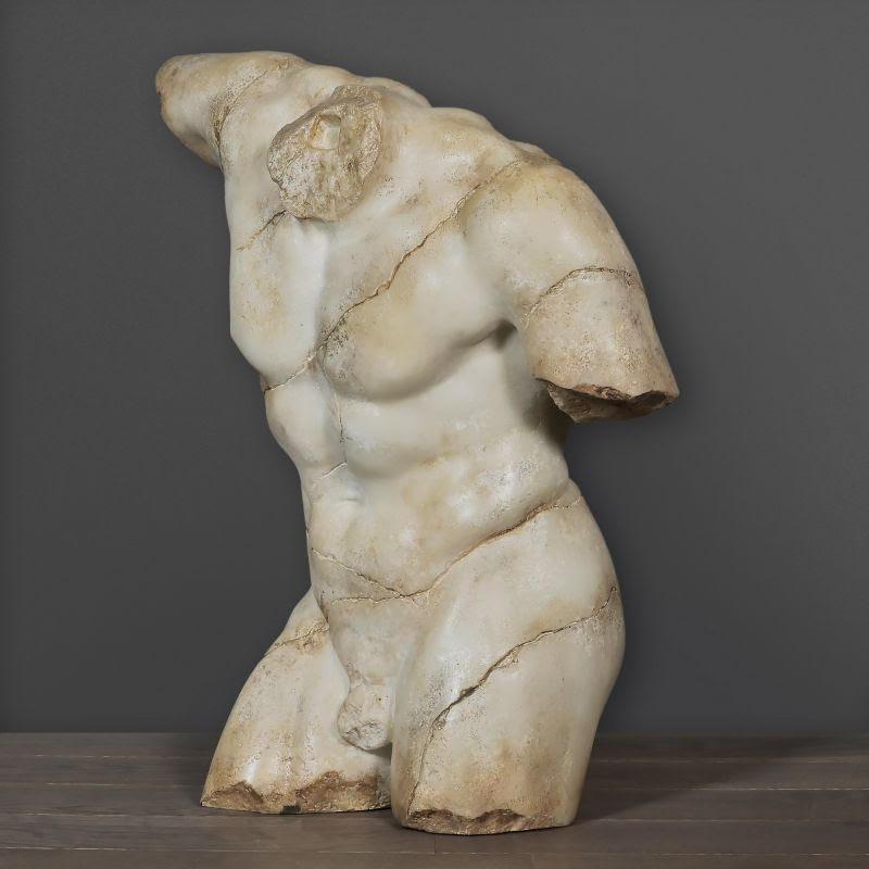 Schöne antike Büste eines Kriegers im römischen Stil, 20. Jahrhundert. (Europäisch) im Angebot