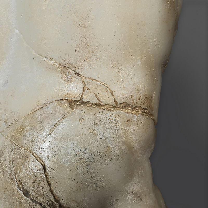 Schöne antike Büste eines Kriegers im römischen Stil, 20. Jahrhundert. im Zustand „Gut“ im Angebot in Saint-Ouen, FR