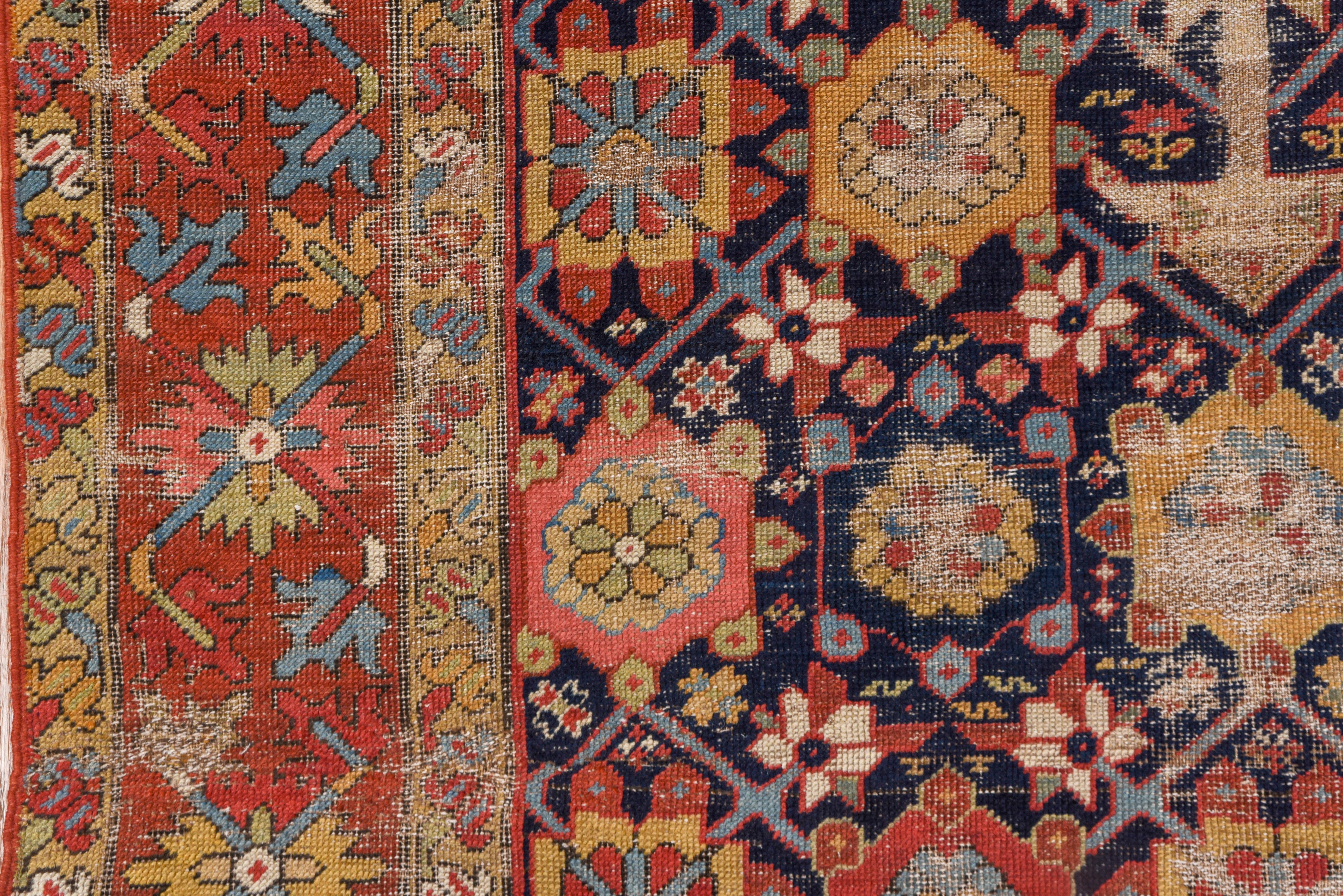 Beautiful Antique Caucasian Karabagh Rug, circa 1910s In Good Condition For Sale In New York, NY