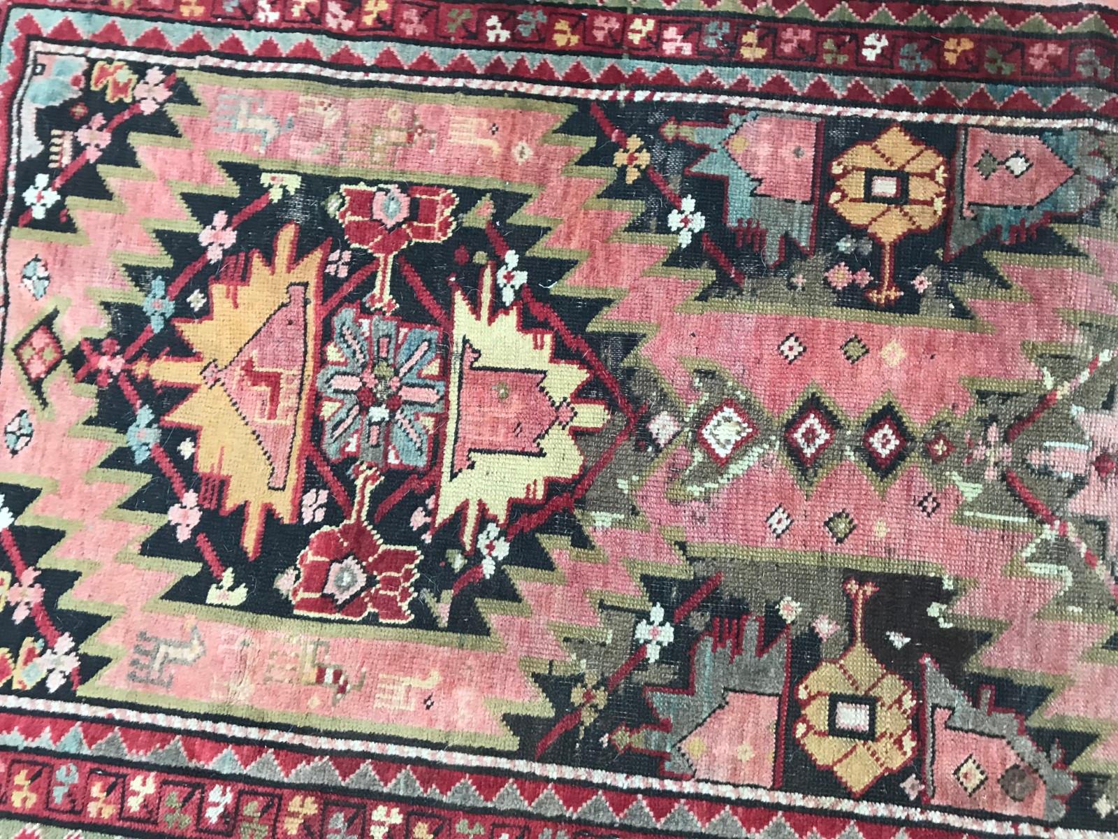 Bobyrug’s Beautiful Antique Caucasian Karabagh Rug For Sale 3