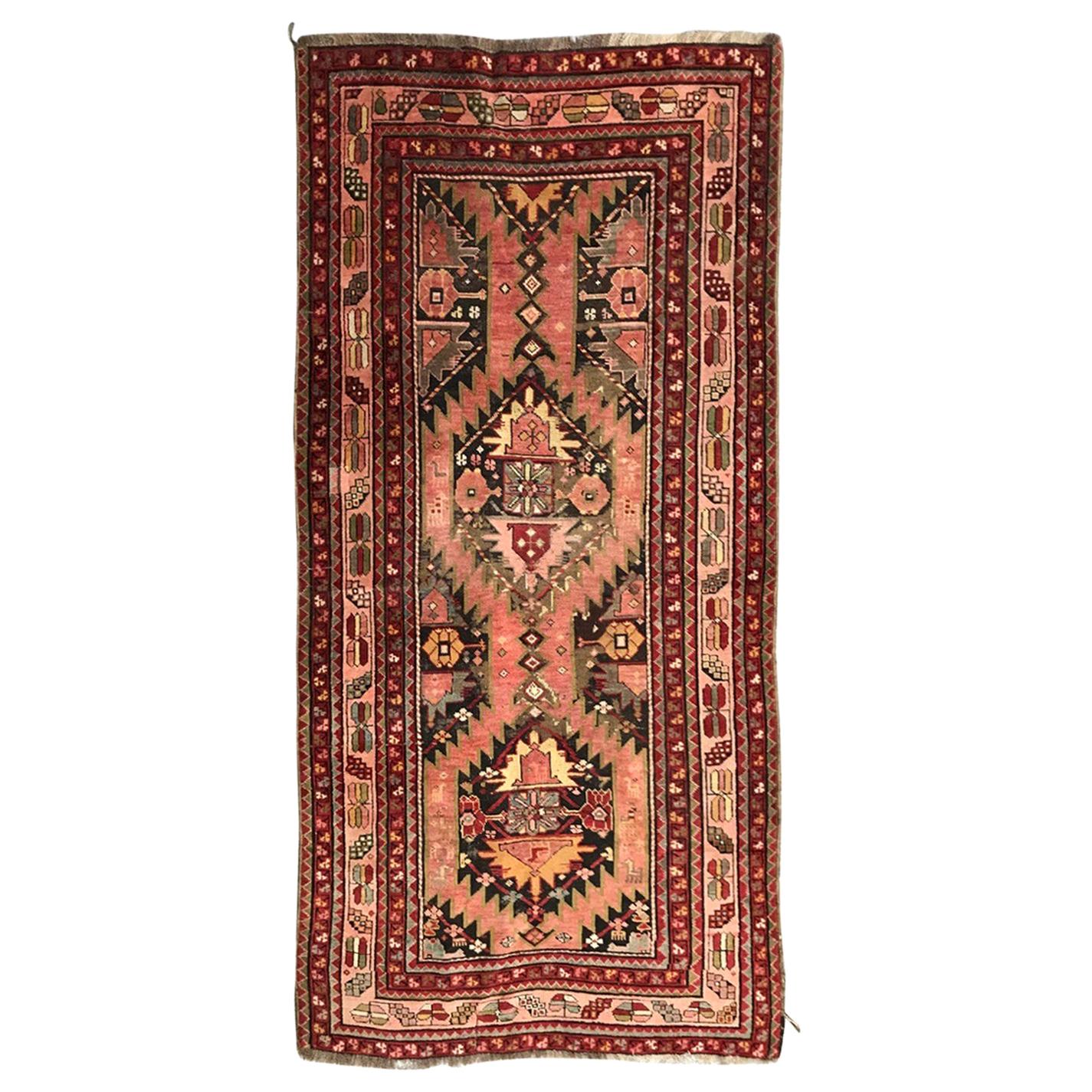 Bobyrug’s Beautiful Antique Caucasian Karabagh Rug For Sale