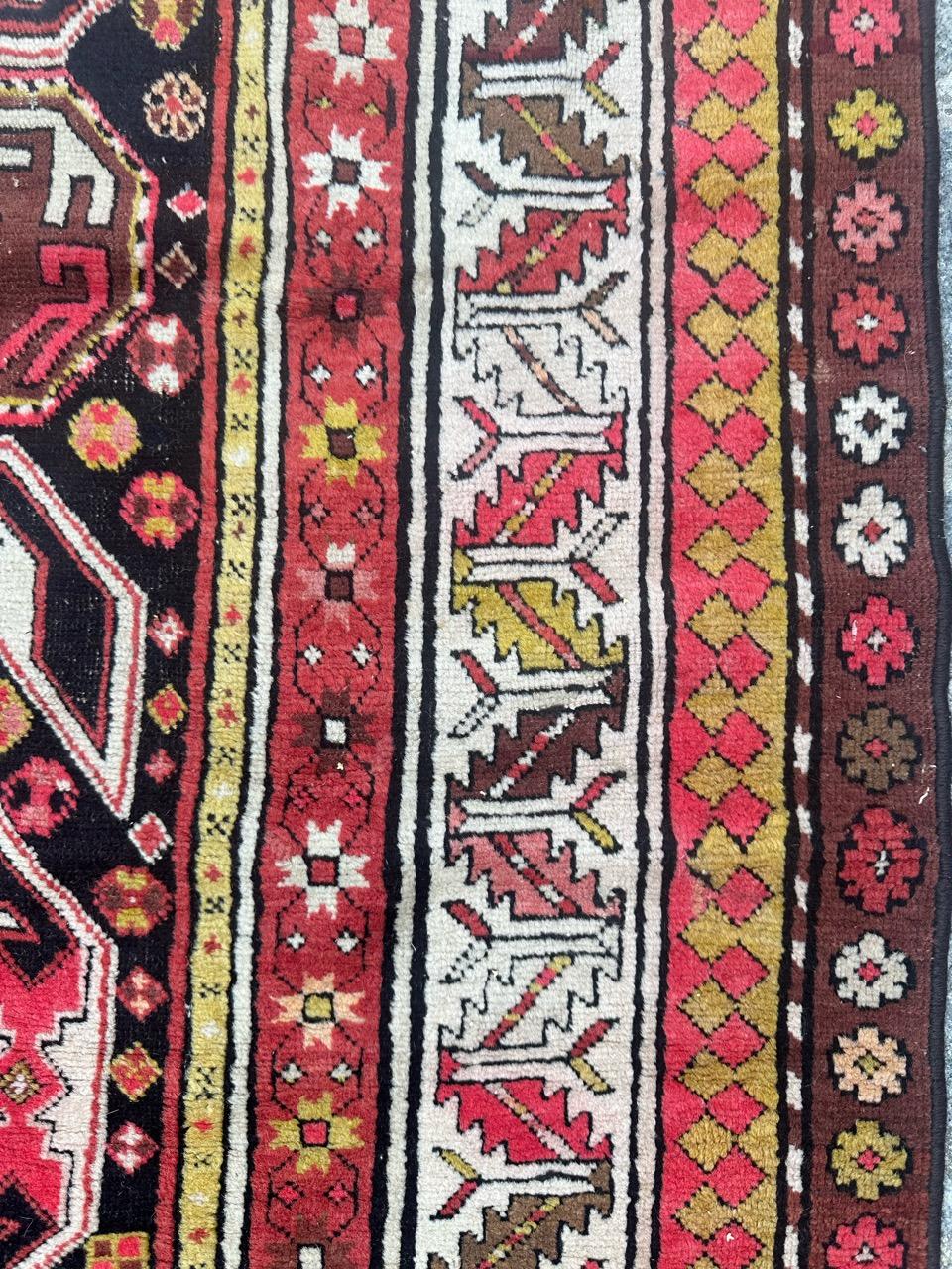 Magnifique tapis caucasien ancien du Kazak en vente 6