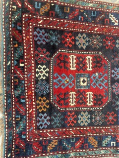 Beautiful antique Caucasian Kazak rug