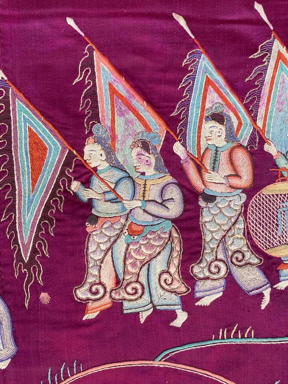 Beautiful Antique Chinese Embroidery 7