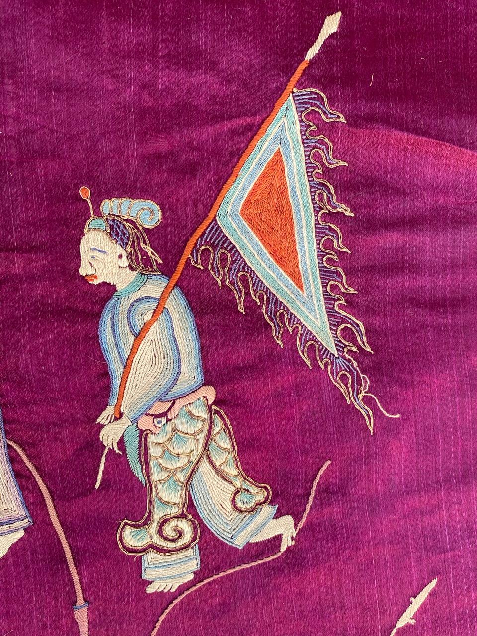 Bobyrug’s Beautiful Antique Chinese Embroidery For Sale 8