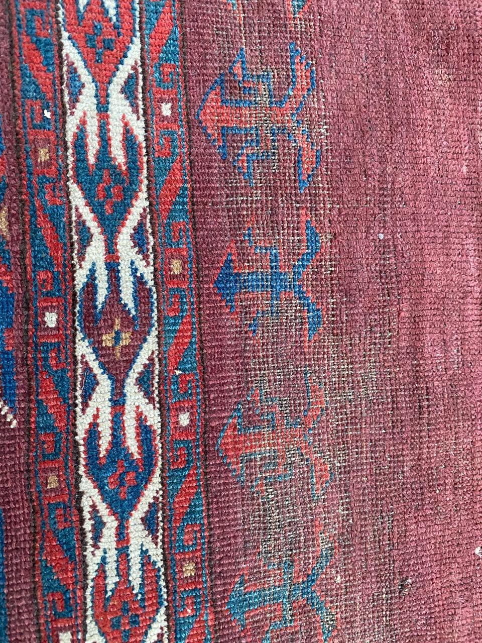 Bobyrug’s Beautiful Antique Chuval Turkmen Rug For Sale 2