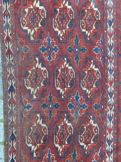Bobyrug’s Beautiful Antique Chuval Turkmen Rug