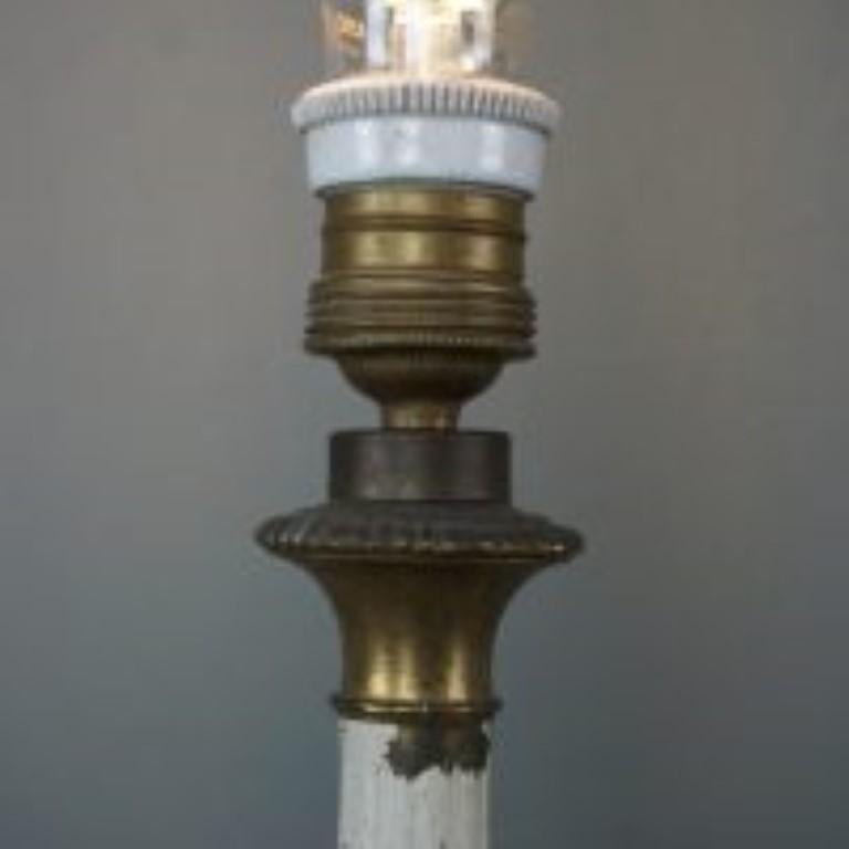 Magnifique lampe colonne ancienne État moyen - En vente à Harderwijk, NL