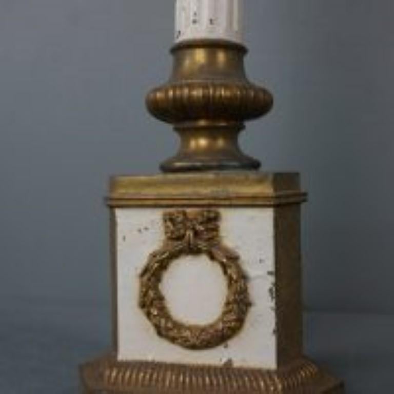 20ième siècle Magnifique lampe colonne ancienne en vente