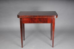 Beautiful antique English console table/wall console/card table, mahogany