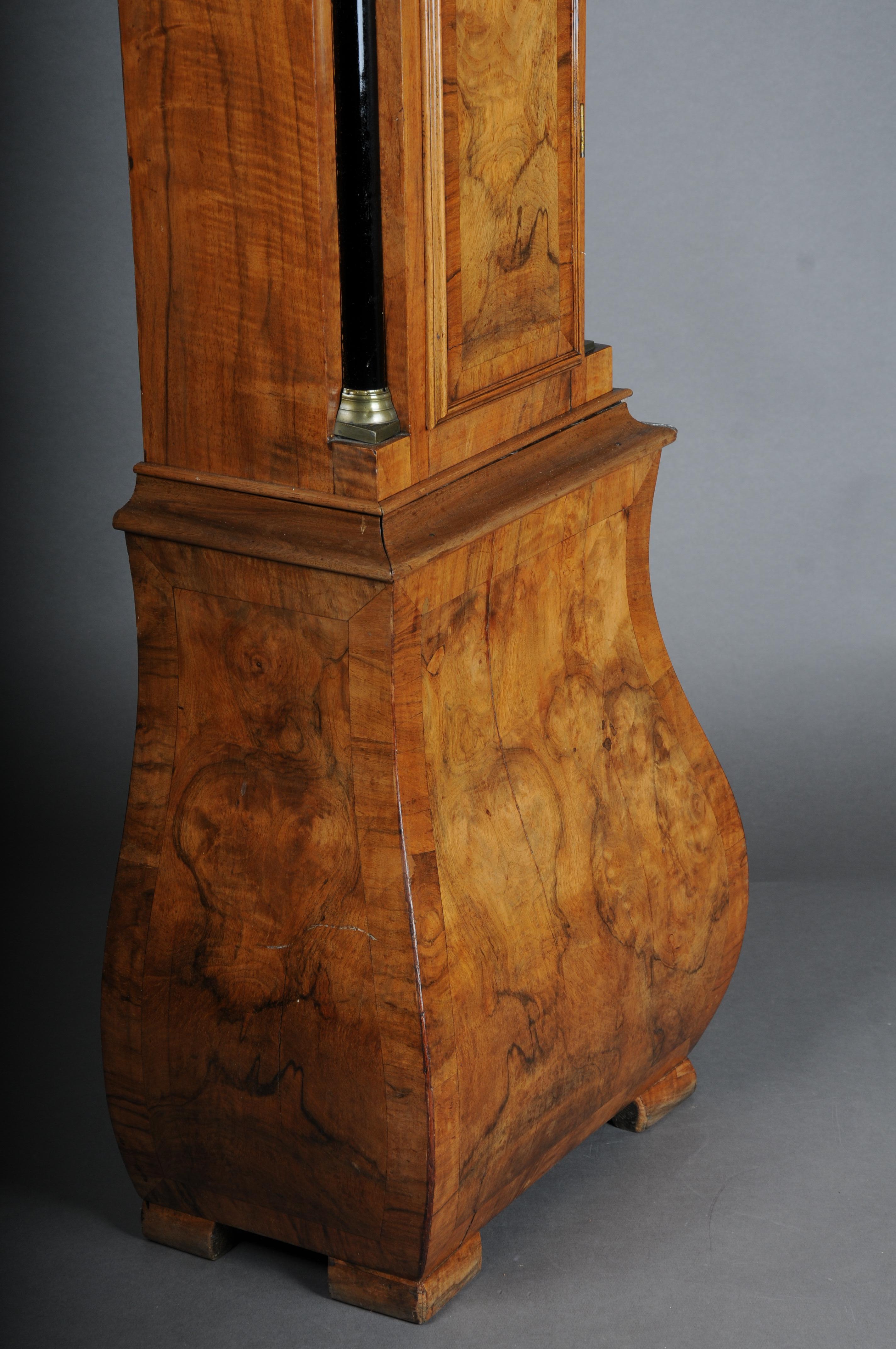 Magnifique horloge de grand-père anglaise ancienne en chêne, XIXe siècle en vente 10
