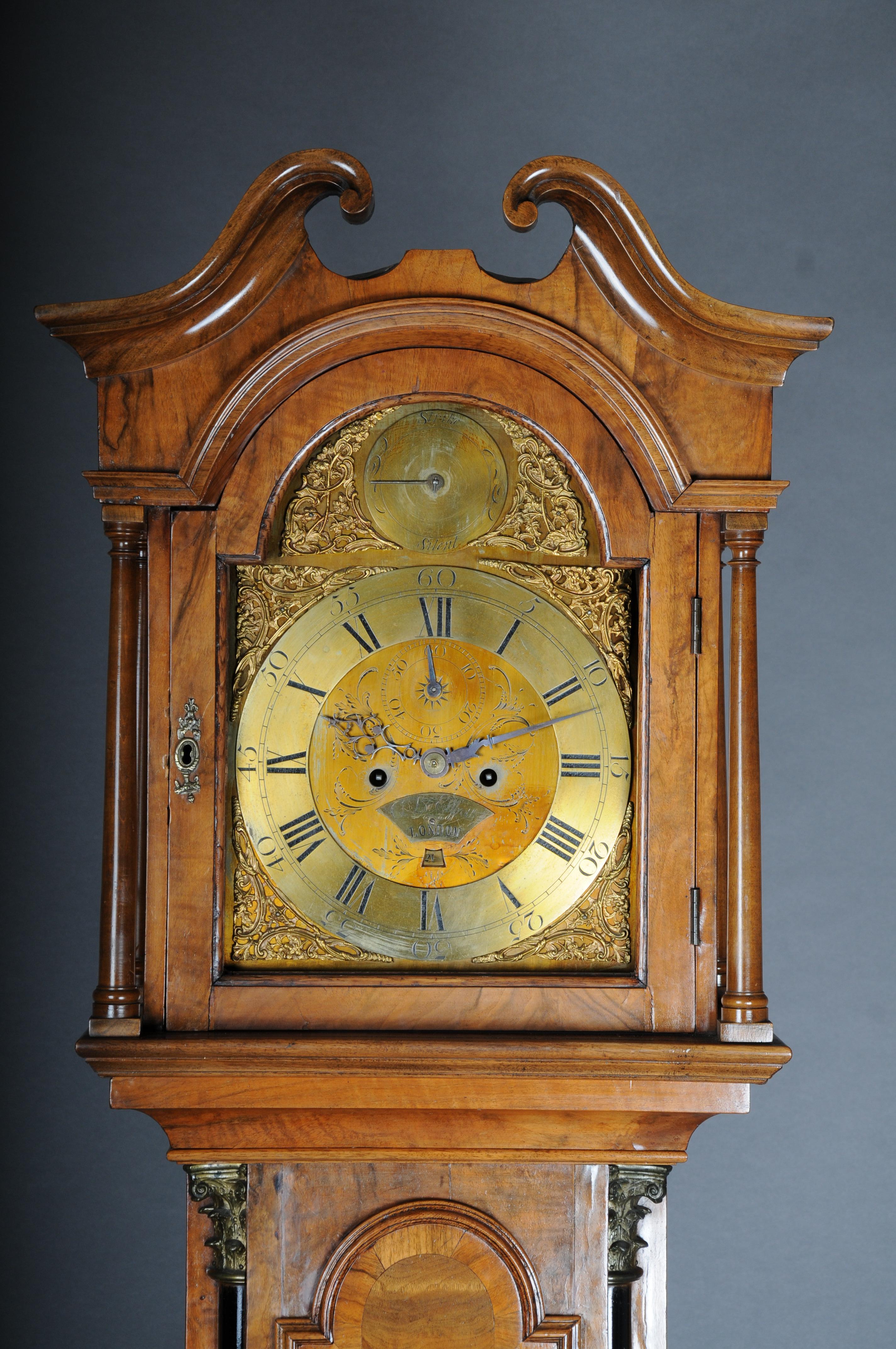 Schöne antike englische Großvater-Uhr, Eiche, 19. Jahrhundert (Englisch) im Angebot