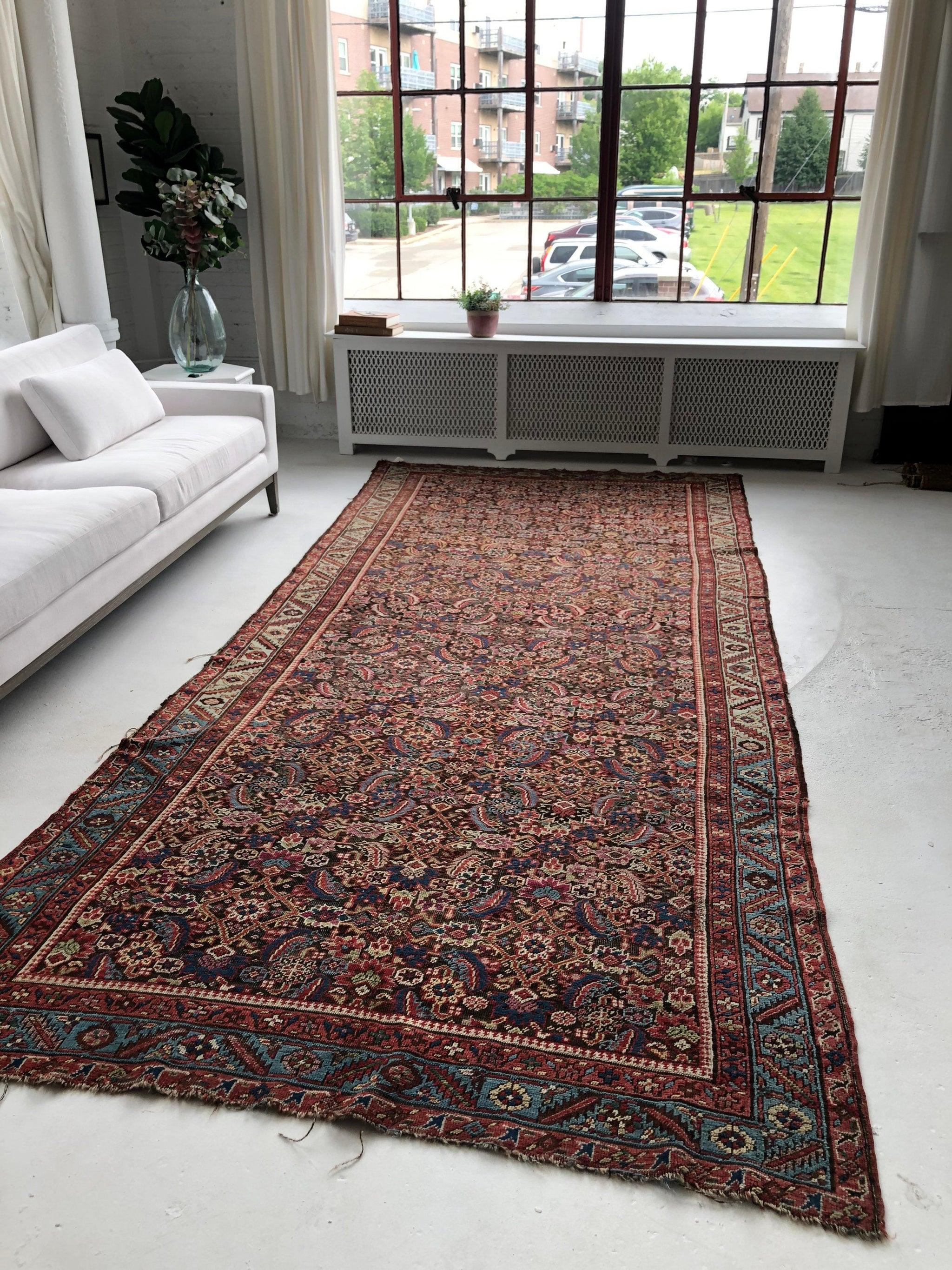 20th Century Beautiful Antique European Sized Ancient Rug, 1920's For Sale