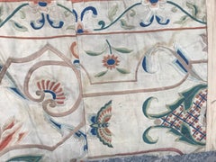 Beautiful Antique European Embroidered Panel