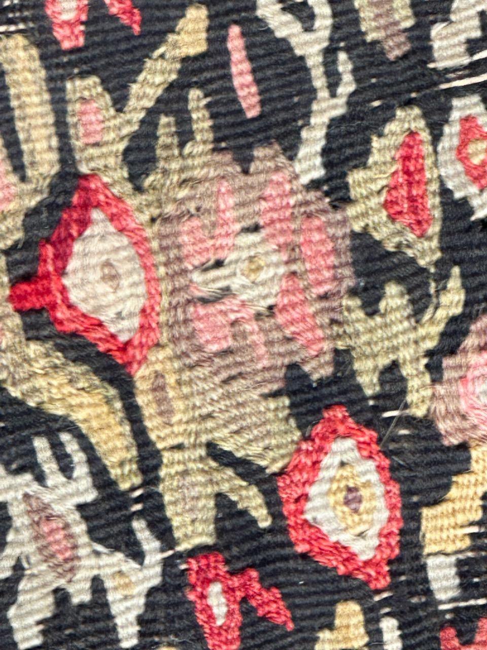 Beautiful antique fine seneh Kilim For Sale 5