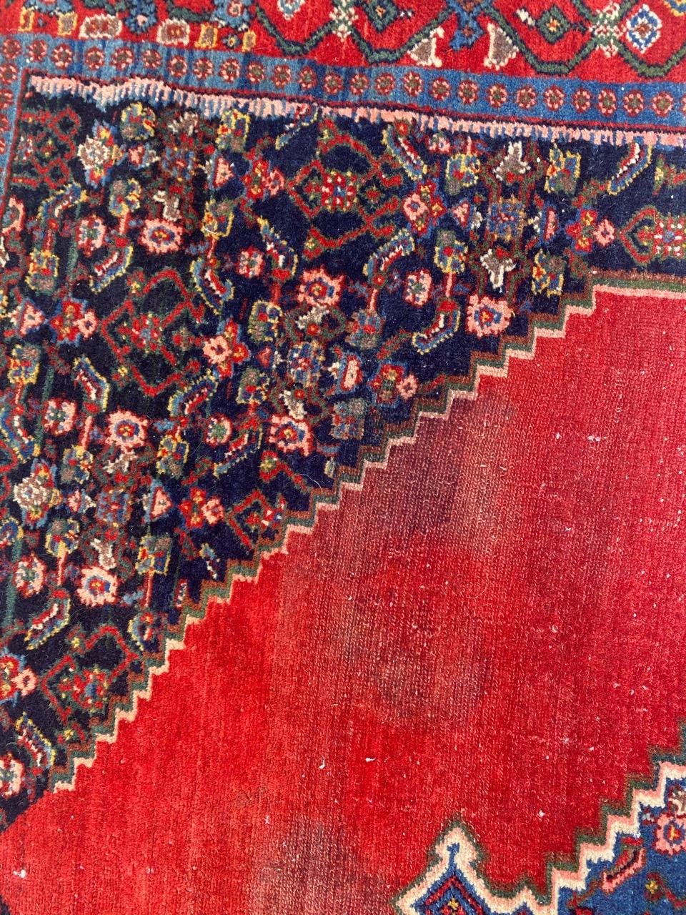 Malayer Bobyrug’s Beautiful Antique Fine Senneh Rug For Sale