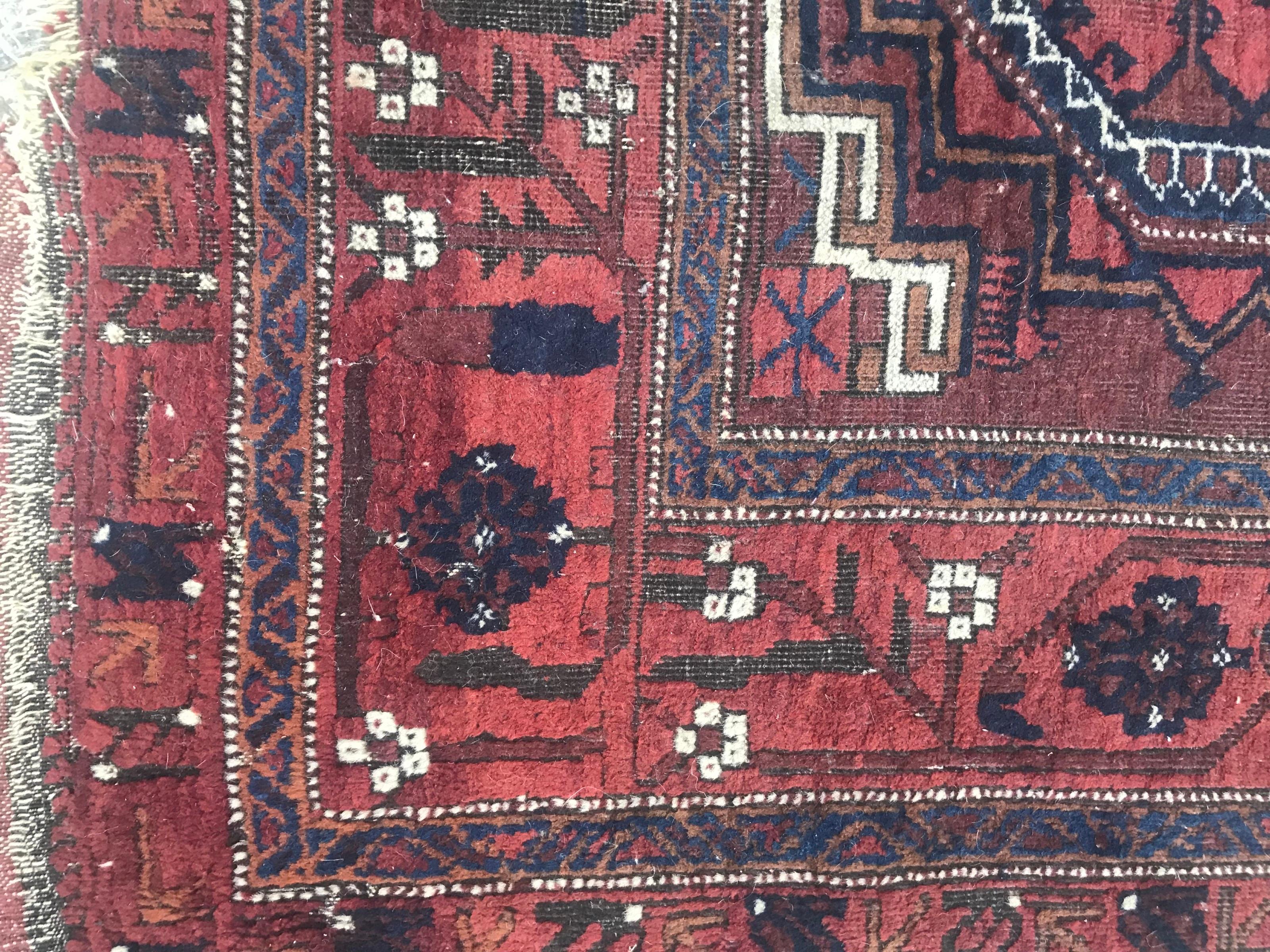 Bobyrug’s Beautiful Antique Fine Turkmen Tribal Rug For Sale 9